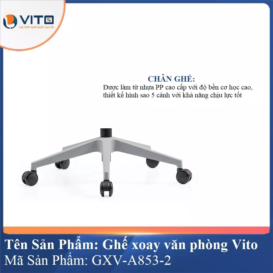 Ghế Xoay Văn Phòng Vito GXV-A853-2