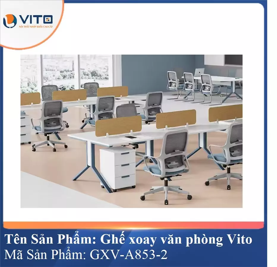 Ghế Xoay Văn Phòng Vito GXV-A853-2