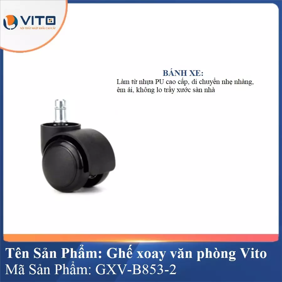 Ghế Xoay Văn Phòng Vito GXV-B853-2