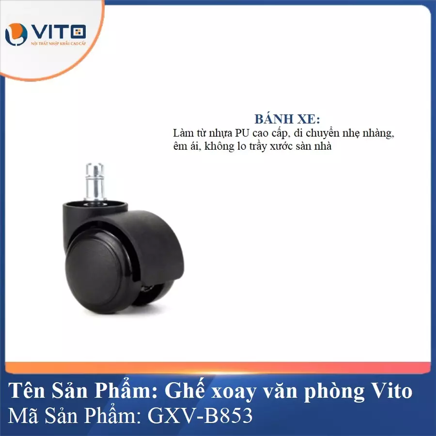 Ghế Xoay Văn Phòng Vito GXV-B853