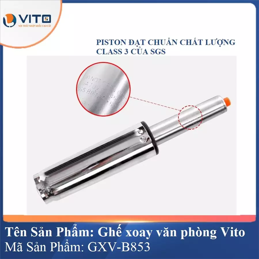 Ghế Xoay Văn Phòng Vito GXV-B853