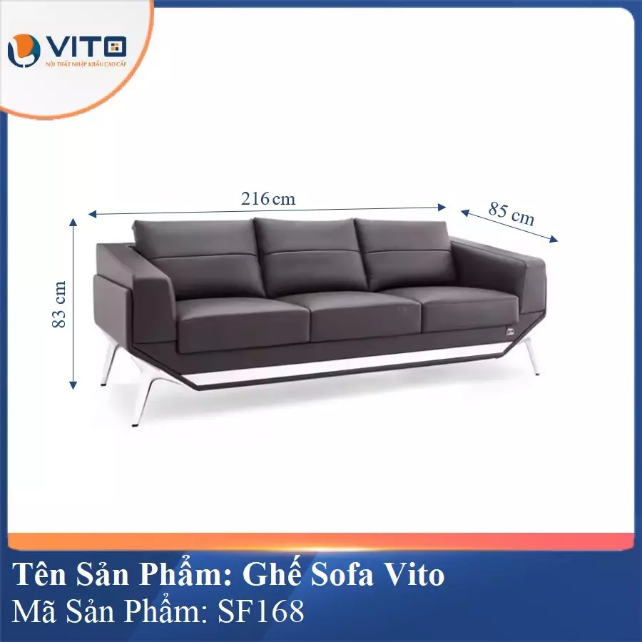 Bộ Ghế Sofa da cao cấp Vito SF168