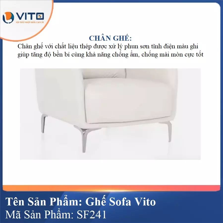 Bộ Ghế Sofa da cao cấp Vito SF241