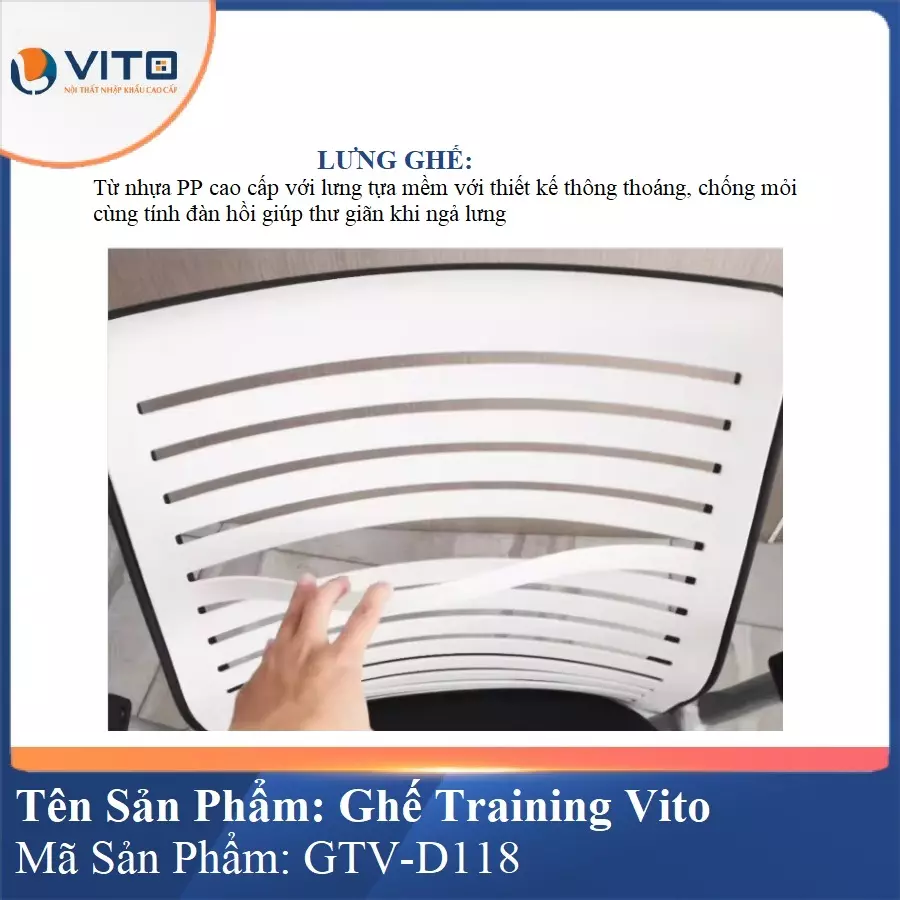 Ghế Đào Tạo Cao Cấp Vito GTV-D118