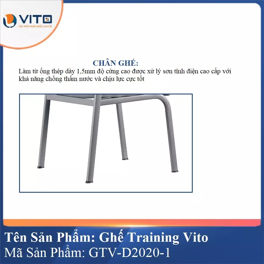 Ghế Đào Tạo Cao Cấp Vito GTV-D2020-1