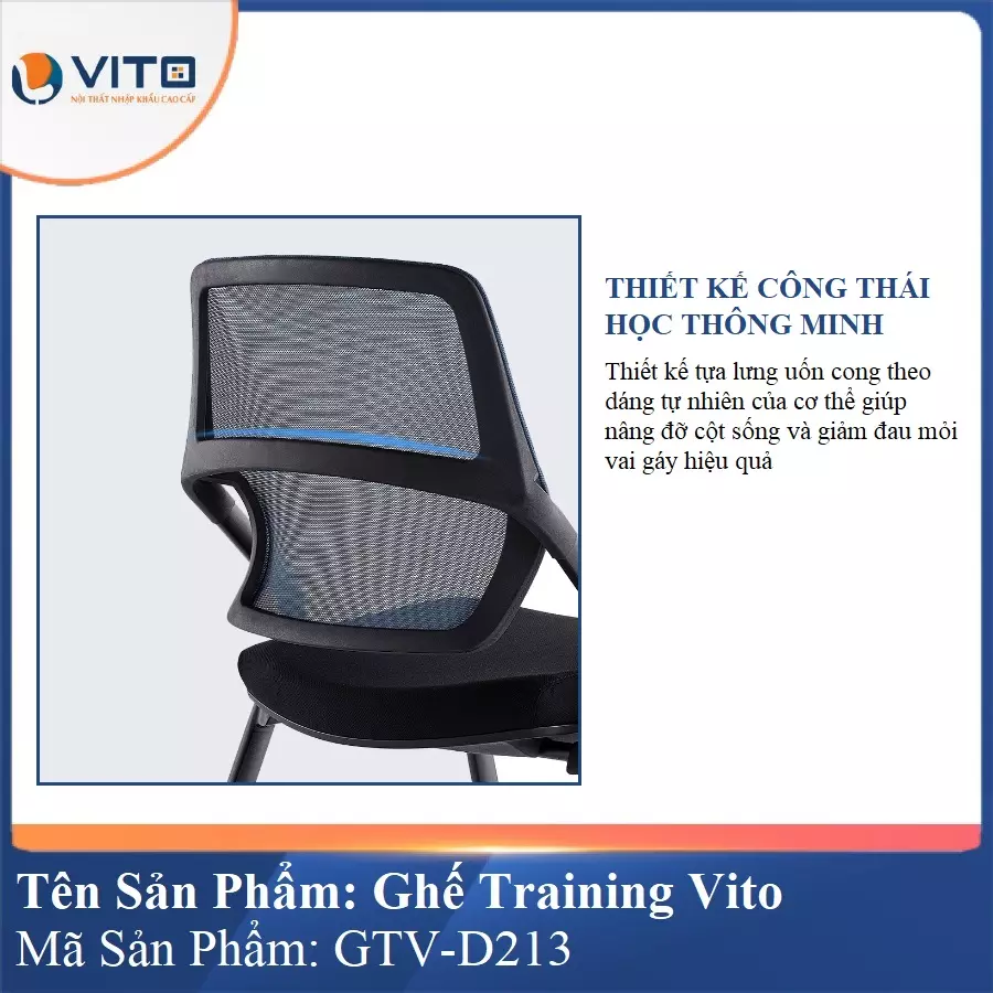 Ghế Đào Tạo Cao Cấp Vito GTV-D213