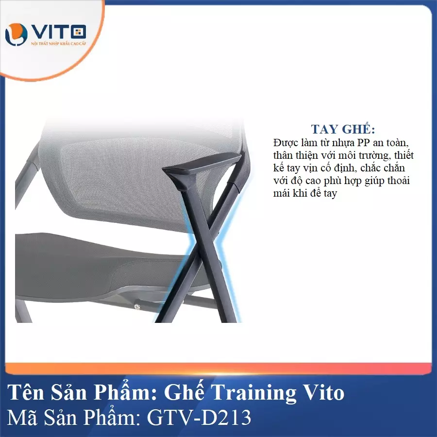 Ghế Đào Tạo Cao Cấp Vito GTV-D213