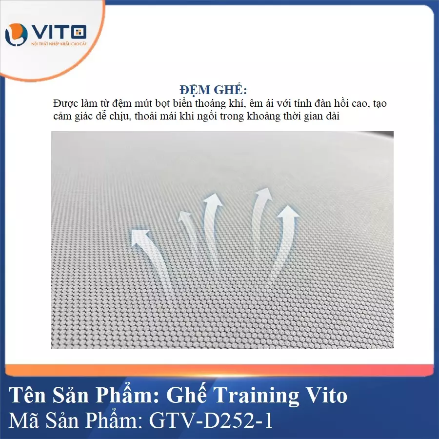 Ghế Đào Tạo Cao Cấp Vito GTV-D252-1