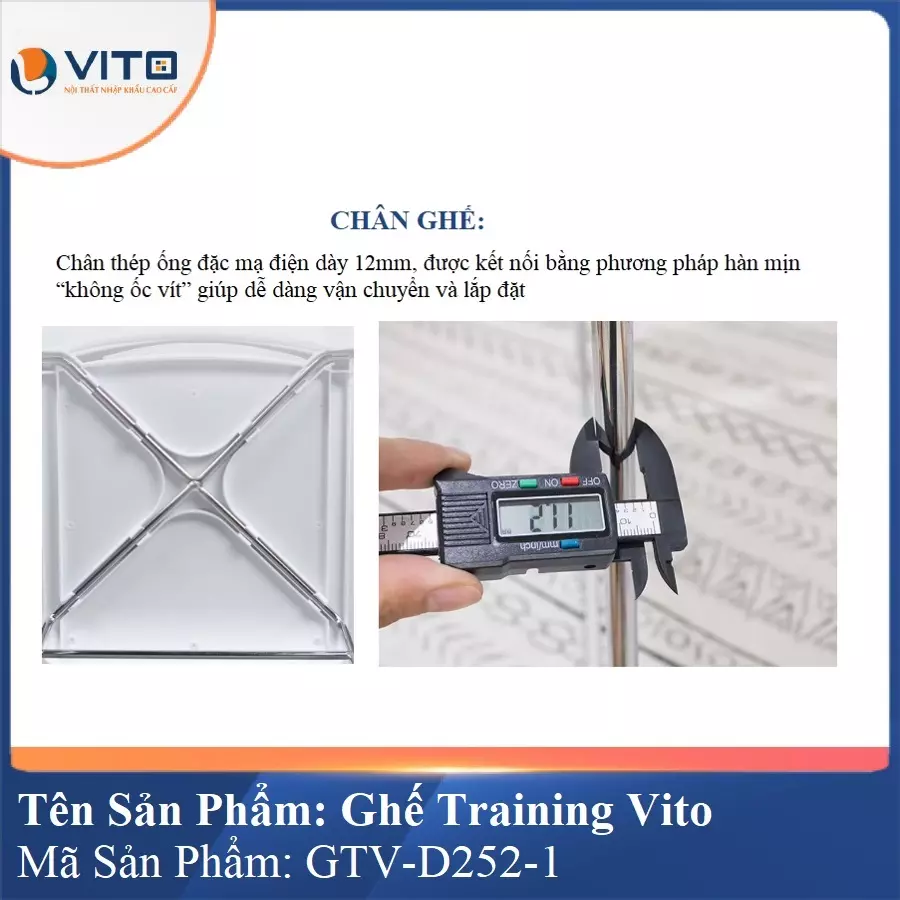 Ghế Đào Tạo Cao Cấp Vito GTV-D252-1