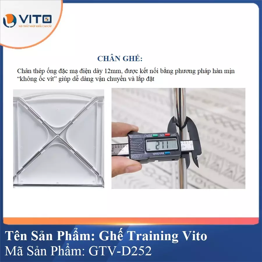 Ghế Đào Tạo Cao Cấp Vito GTV-D252