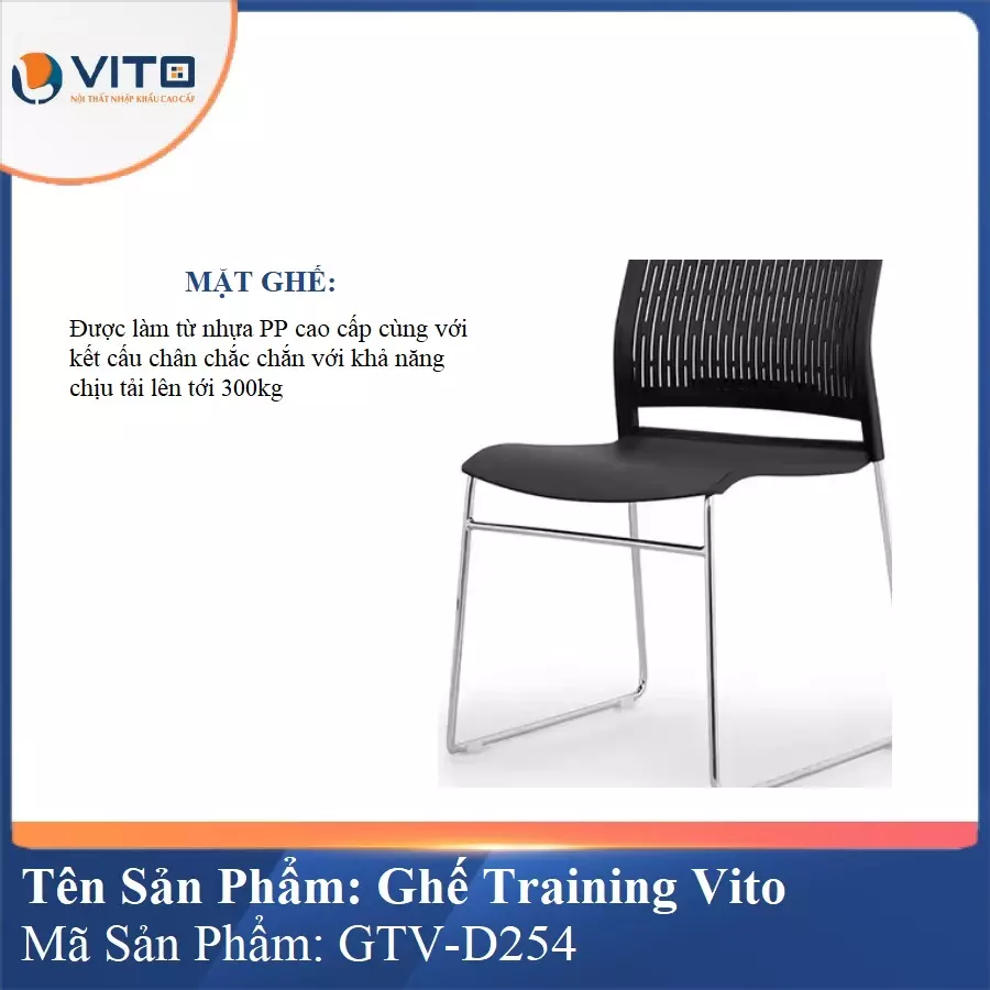 Ghế Đào Tạo Cao Cấp Vito GTV-D254