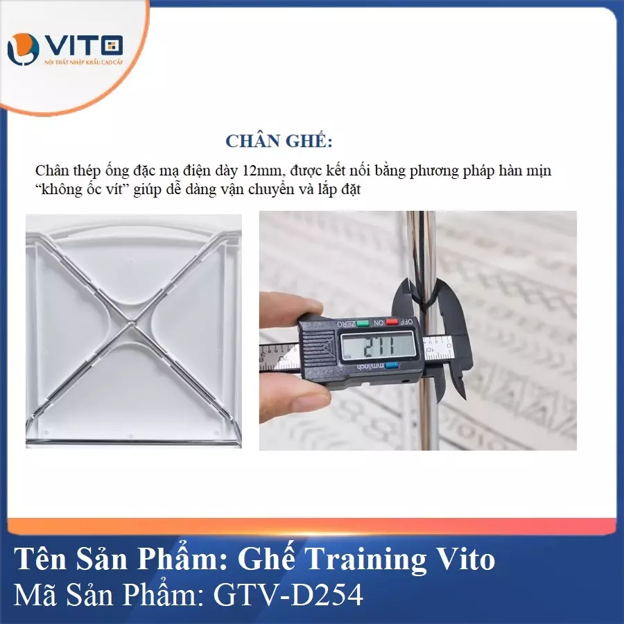 Ghế Đào Tạo Cao Cấp Vito GTV-D254