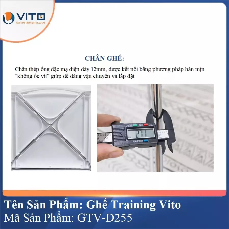 Ghế Đào Tạo Cao Cấp Vito GTV-D255