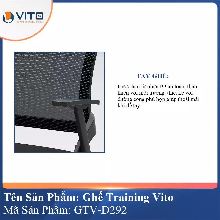 Ghế Đào Tạo Cao Cấp Vito GTV-D292