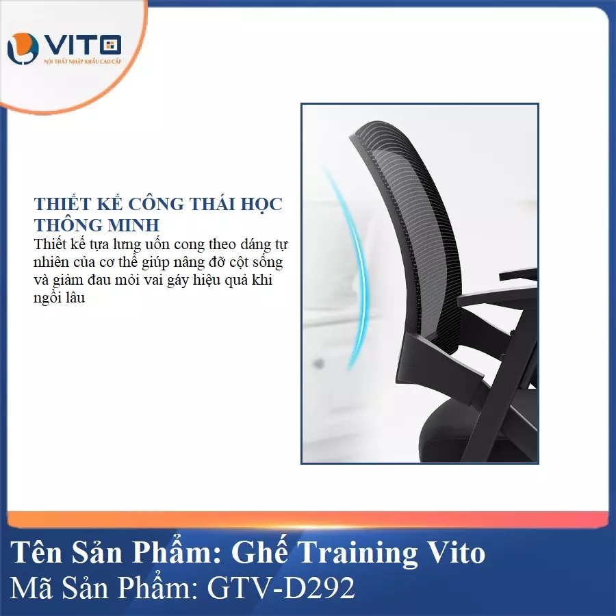 Ghế Đào Tạo Cao Cấp Vito GTV-D292