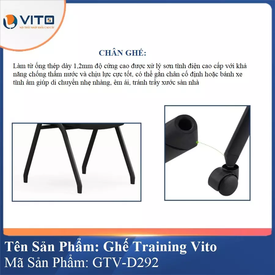 Ghế Đào Tạo Cao Cấp Vito GTV-D292