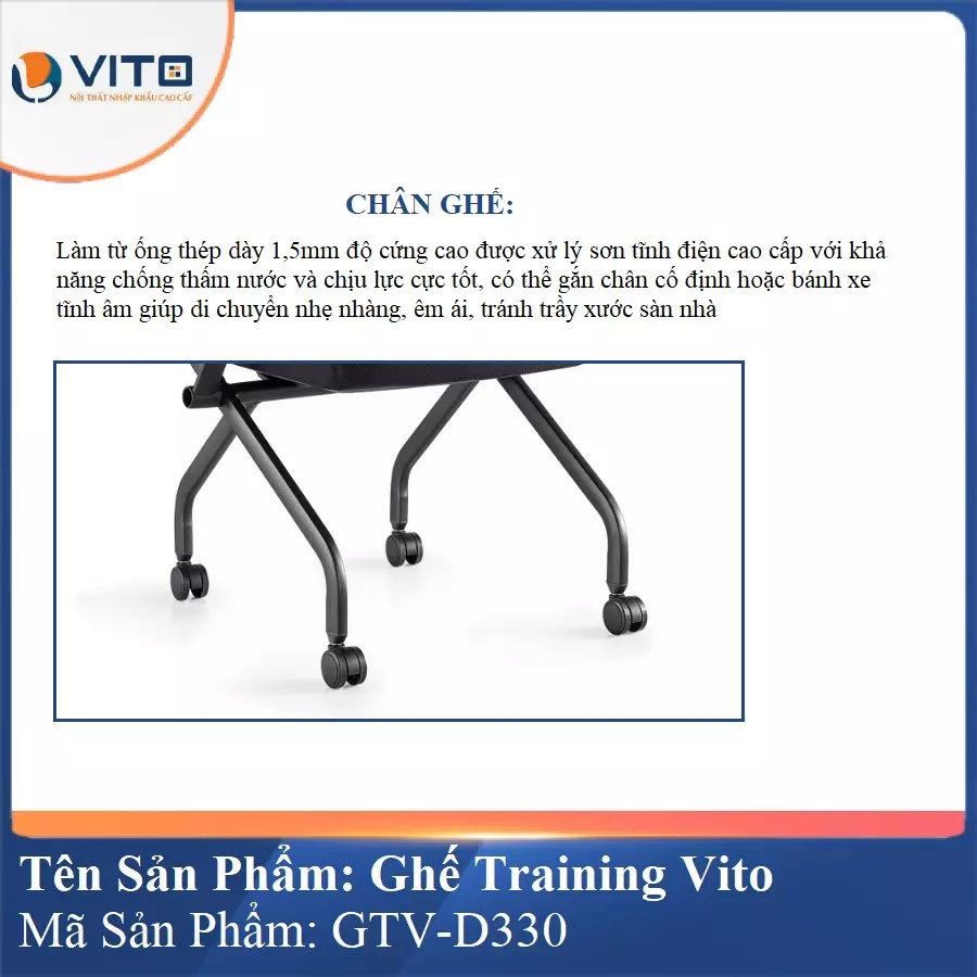 Ghế Đào Tạo Cao Cấp Vito GTV-D330