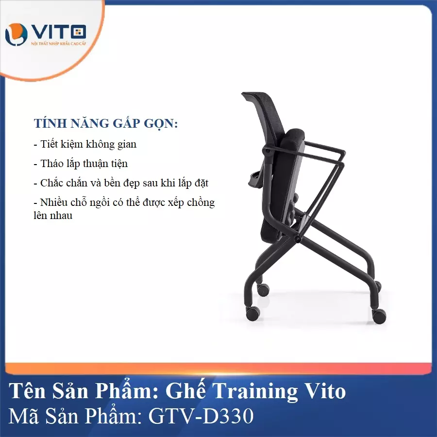 Ghế Đào Tạo Cao Cấp Vito GTV-D330