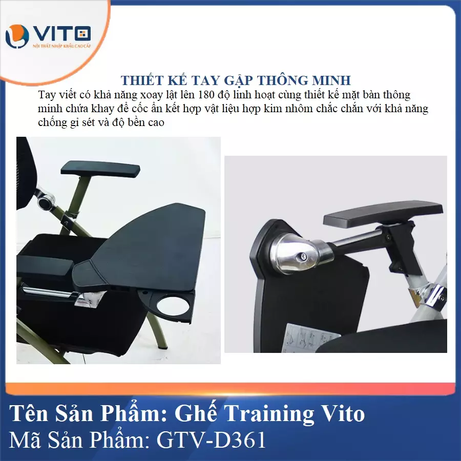 Ghế Đào Tạo Cao Cấp Vito GTV-D361