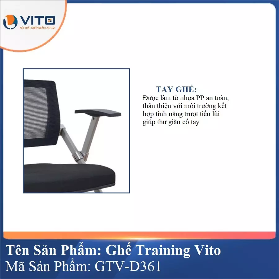 Ghế Đào Tạo Cao Cấp Vito GTV-D361