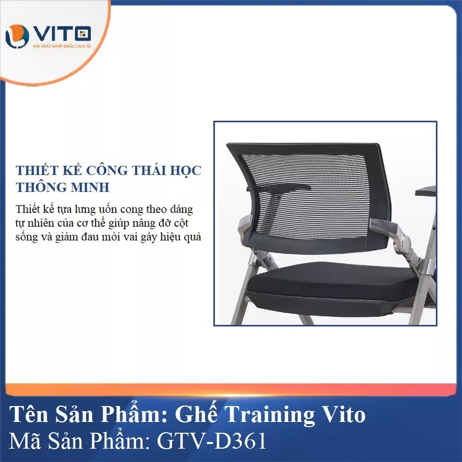 Ghế Đào Tạo Cao Cấp Vito GTV-D361