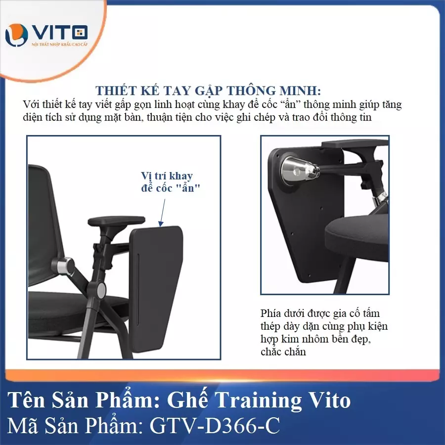 Ghế Đào Tạo Cao Cấp Vito GTV-D366-C