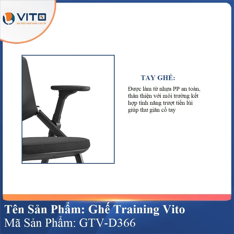 Ghế Đào Tạo Cao Cấp Vito GTV-D366