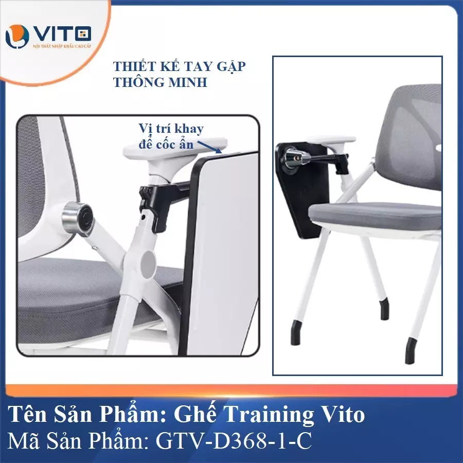 Ghế Đào Tạo Cao Cấp Vito GTV-D368-1-C