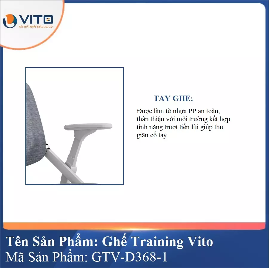 Ghế Đào Tạo Cao Cấp Vito GTV-D368-1