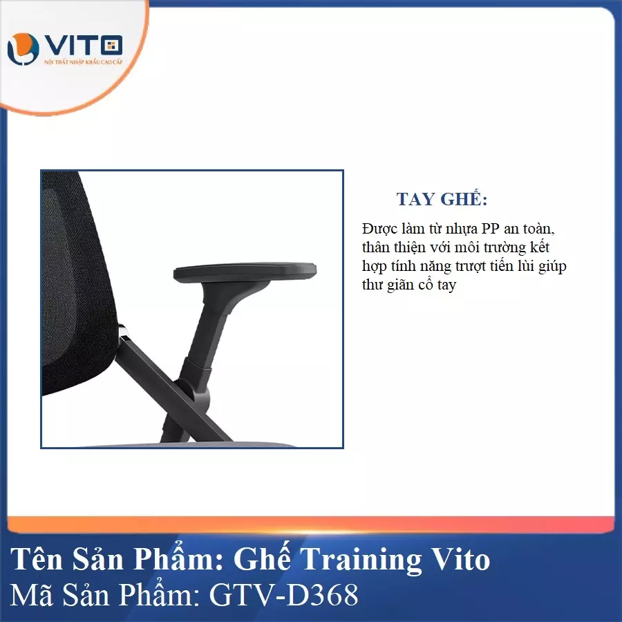 Ghế Đào Tạo Cao Cấp Vito GTV-D368