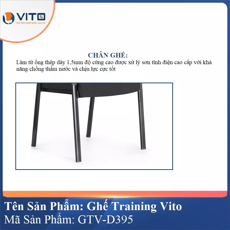 Ghế Đào Tạo Cao Cấp Vito GTV-D395