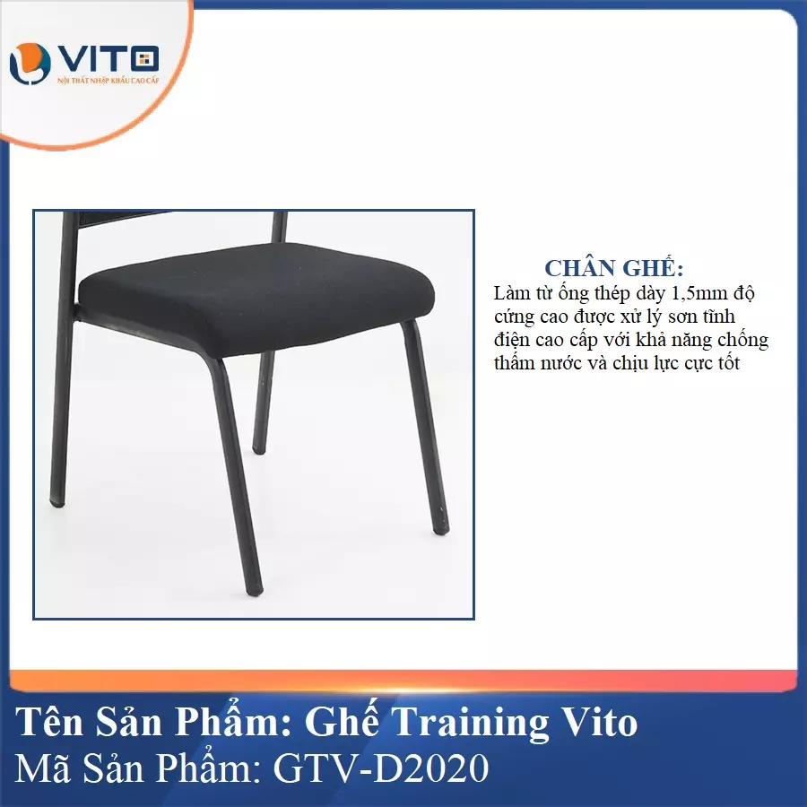 Ghế Đào Tạo Cao Cấp Vito GTV-D2020