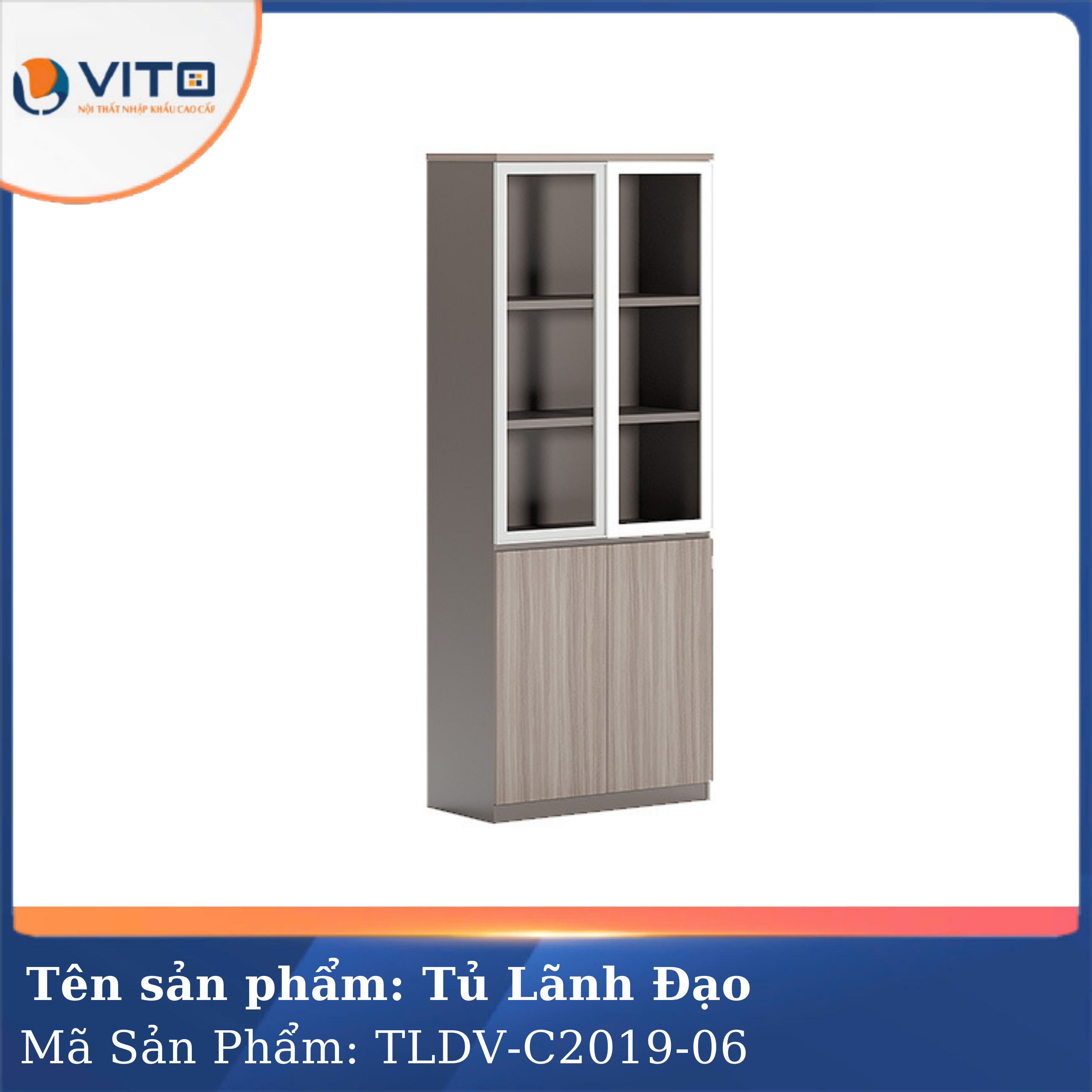 Tủ tài liệu lãnh đạo Vito TLDV-C2019-06