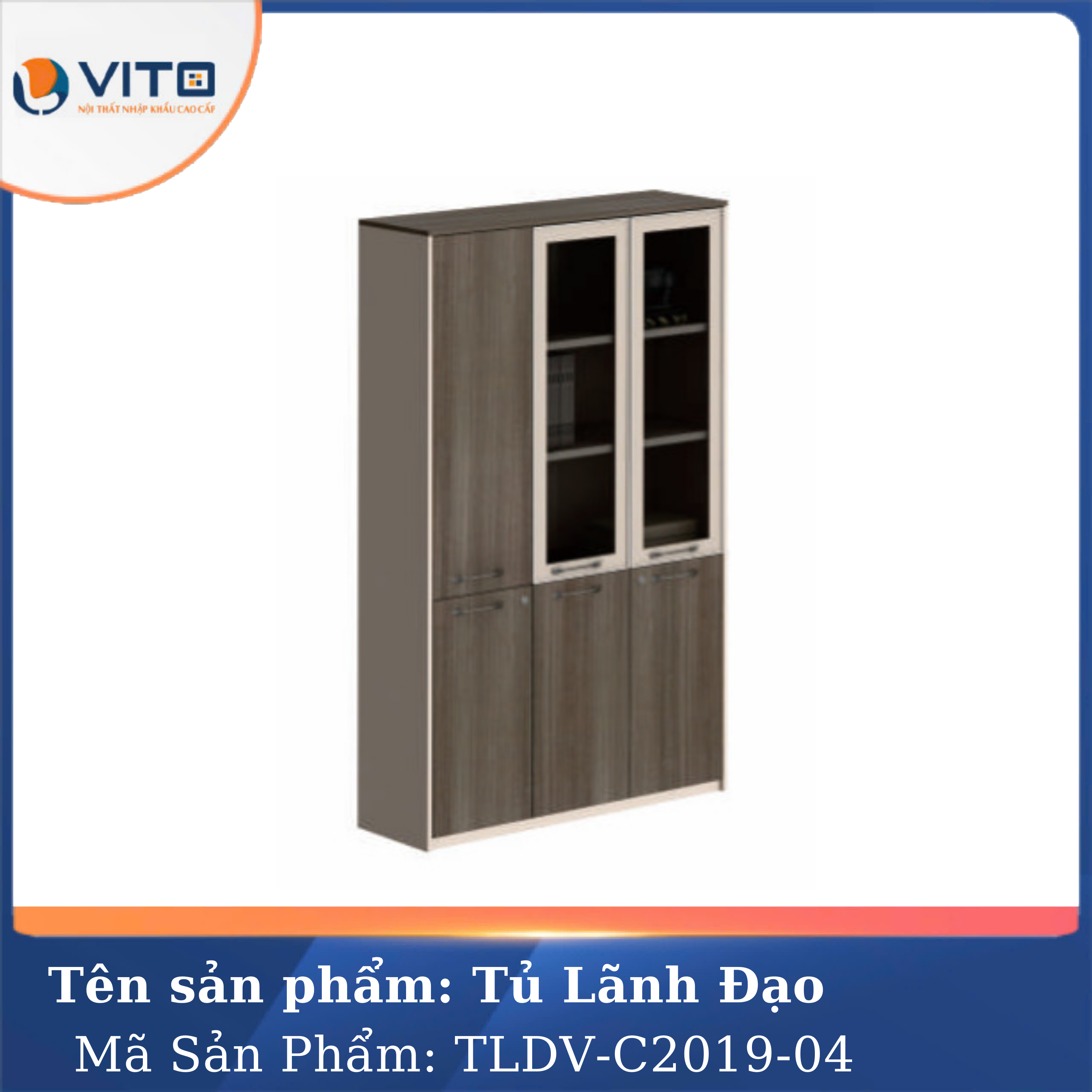 Tủ tài liệu lãnh đạo Vito TLDV-C2019-04