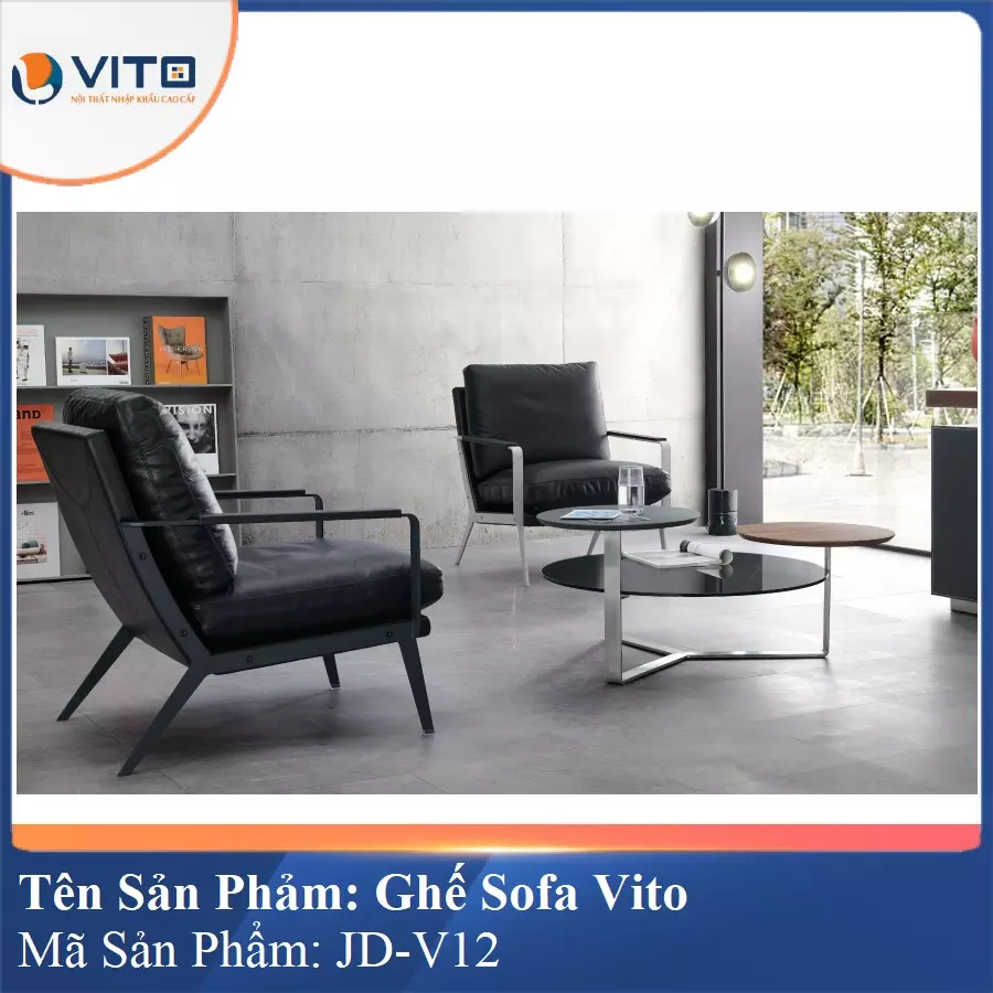 Ghế Sofa da cao cấp Vito JD-V12