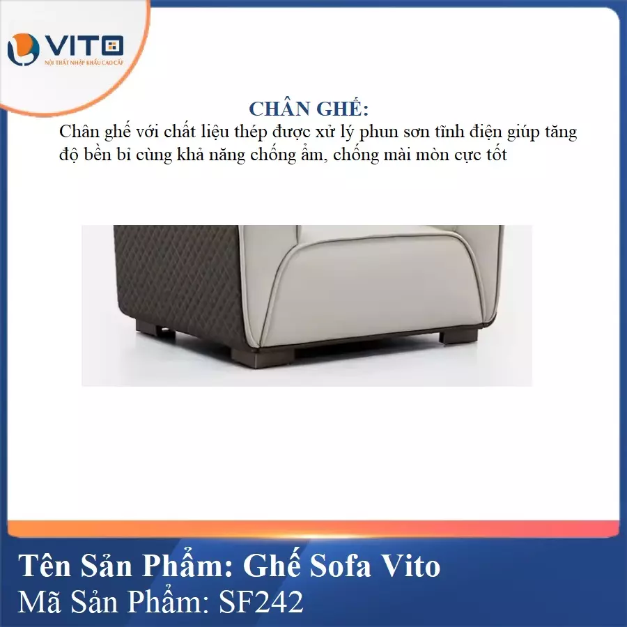 Bộ Ghế Sofa da cao cấp Vito SF242