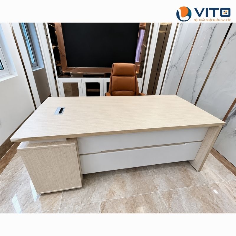 BÀN GIÁM ĐỐC, TRƯỞNG PHÒNG VITO 1M8 BGDV-2408 Bàn giám đốc, trưởng phòng Vito 1m8 BGDV-2408 - Ảnh 7