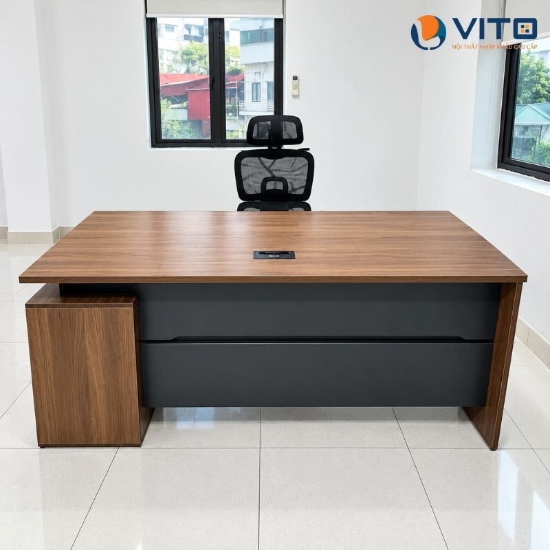 BÀN GIÁM ĐỐC, TRƯỞNG PHÒNG VITO 1M8 BGDV-2408 Bàn giám đốc, trưởng phòng Vito 1m8 BGDV-2408 - Ảnh 5