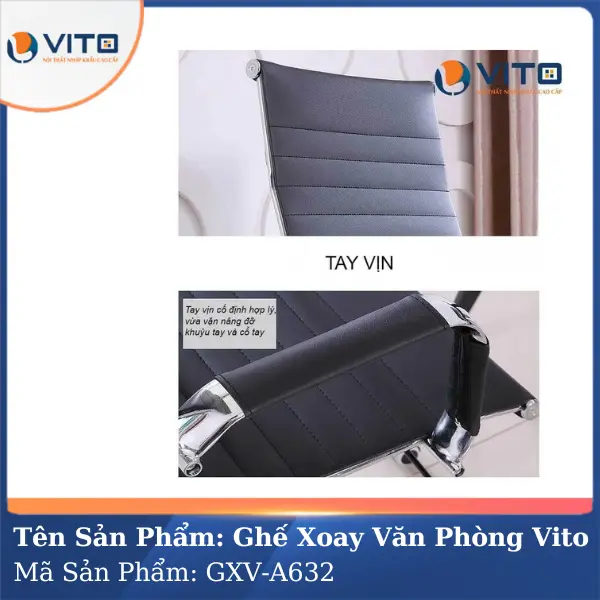 Ghế xoay văn phòng Vito GXV-A632