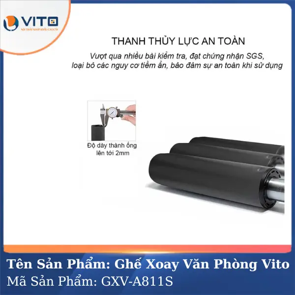 Ghế Xoay Văn Phòng Vito GXV-A811S