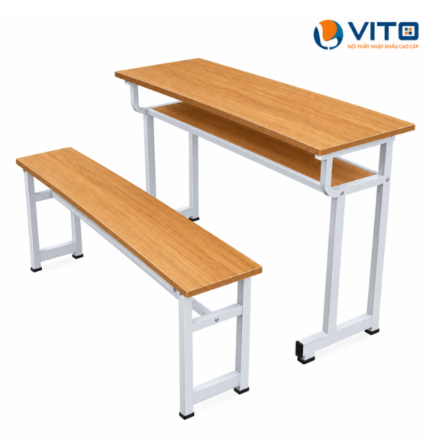 Bàn học kích thước 1m2 cao cấp, thiết kế tinh tế