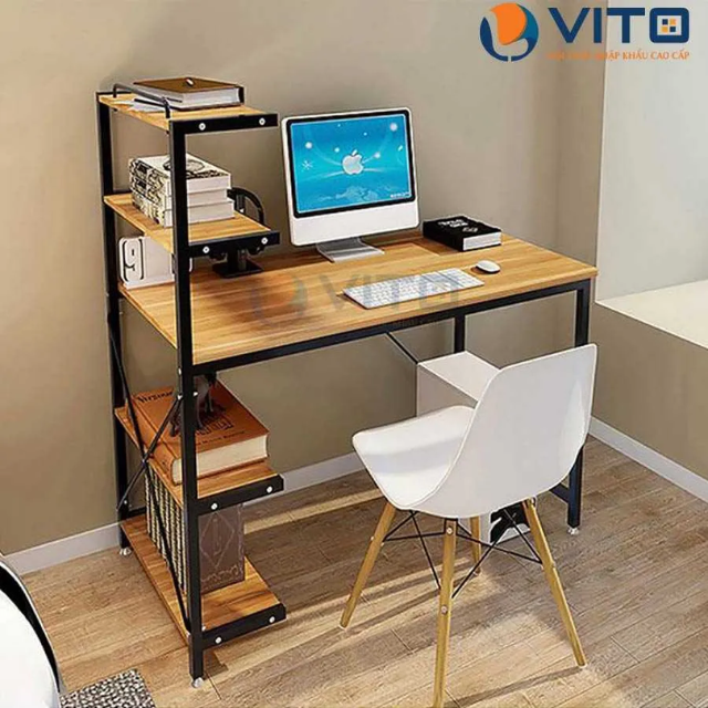 Bàn học kích thước 1m2 đẹp, dễ phối hợp với nội thất