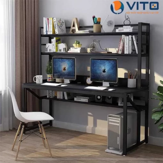 Bàn học kích thước 1m2 phù hợp với phòng ngủ nhỏ