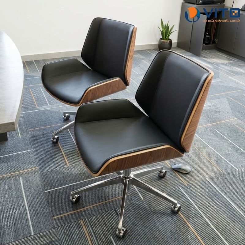 GHẾ XOAY DA VITO GXDV-B634 Ghế xoay da Vito GXDV-B634 - Ảnh 10